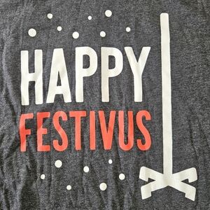 Gray Seinfeld Festivus Graphic Tee